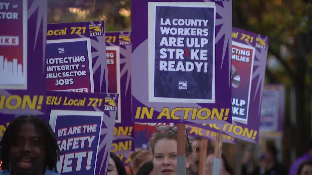 LA County union workers return to picket lines